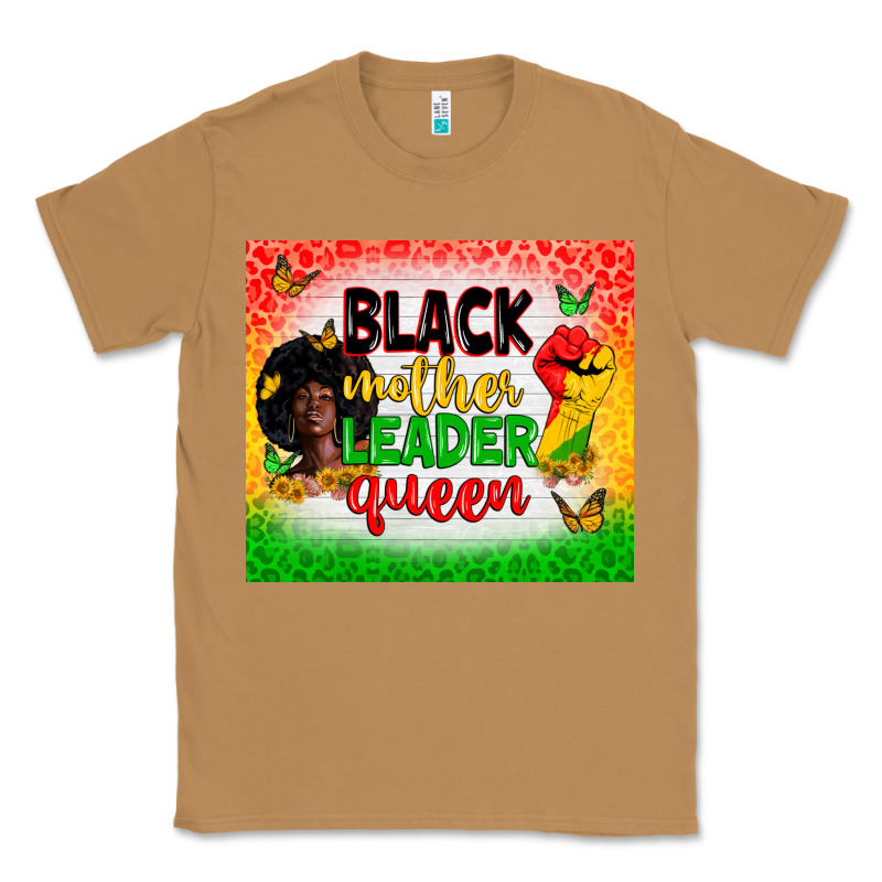 Black Mother Leader Classic Tee by Zillion Design Studio | Teevron