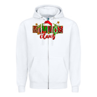 White christmas mom mom claus Zipper Hoodie - FaDigitalArtStudio