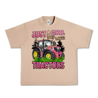 Burro just a girl who loves tractors Urban Heavy Tee - BarkalooDesign