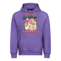 Tulip merry christmas assholes Urban Hoodie - MaliasSmallBusiness