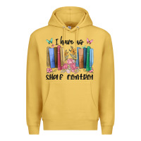 Antique Gold i have no shelf control Premium Hoodie - MaliasSmallBusiness