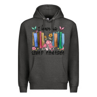 Charcoal Heather i have no shelf control Premium Hoodie - MaliasSmallBusiness