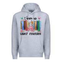 Heather Grey i have no shelf control Premium Hoodie - MaliasSmallBusiness