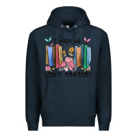 Navy i have no shelf control Premium Hoodie - MaliasSmallBusiness