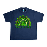Navy st. patricks day happy go lucky Urban Heavy Tee - RanaPortraitStore