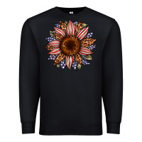 Black usa flag camouflage leopard sunflower Premium Sweatshirt - Artiststas