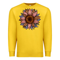 Lemon usa flag camouflage leopard sunflower Premium Sweatshirt - Artiststas