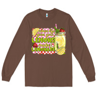 Chestnut when life gives you lemons make lemonade Long Sleeve Tee - texasbilliewilder