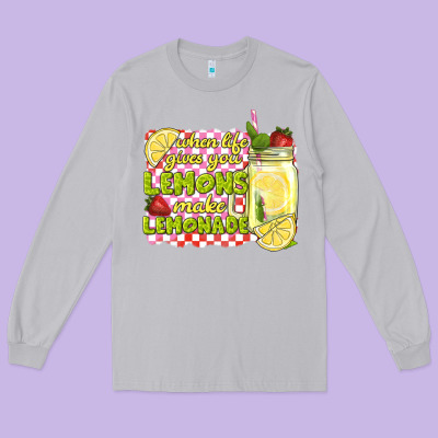 When Life Gives You Lemons Make Lemonade Long Sleeve Tee Designed By Texasbilliewilder