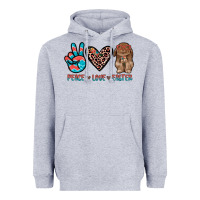 Heather Grey peace love easter Heavyweight Hoodie - JahusDesignShop