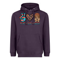 Plum peace love easter Heavyweight Hoodie - JahusDesignShop
