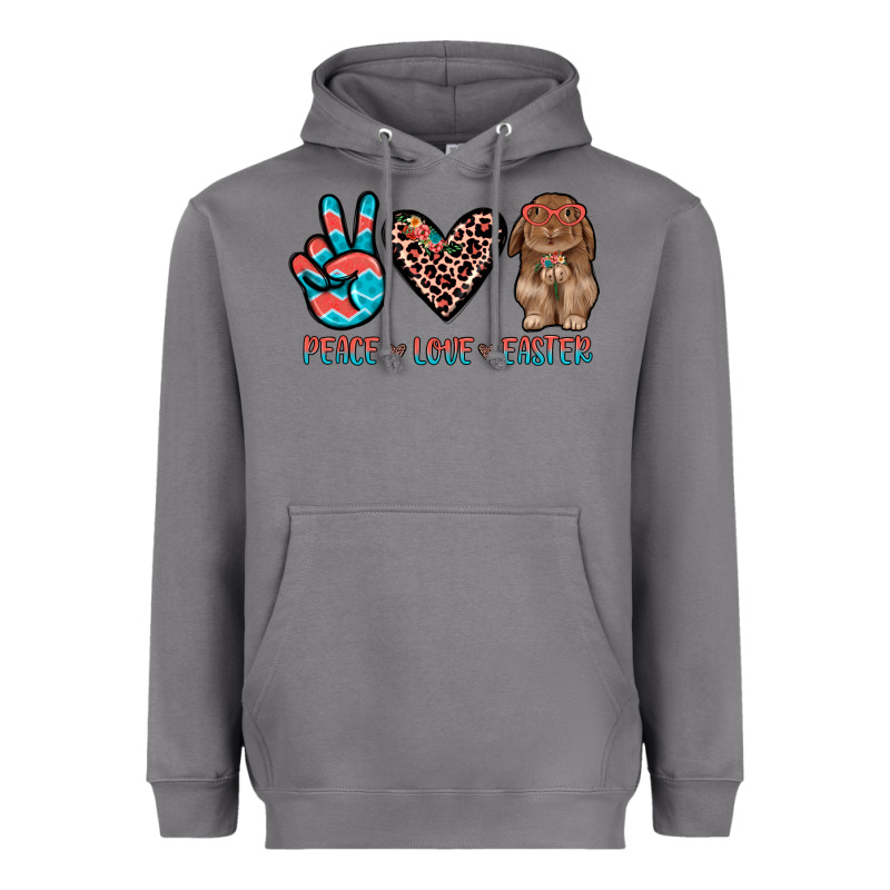 Peace Love Easter Heavyweight Hoodie by JahusDesignShop | Teevron