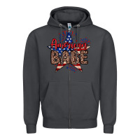 Smoke American babe Zipper Hoodie - Neo Western