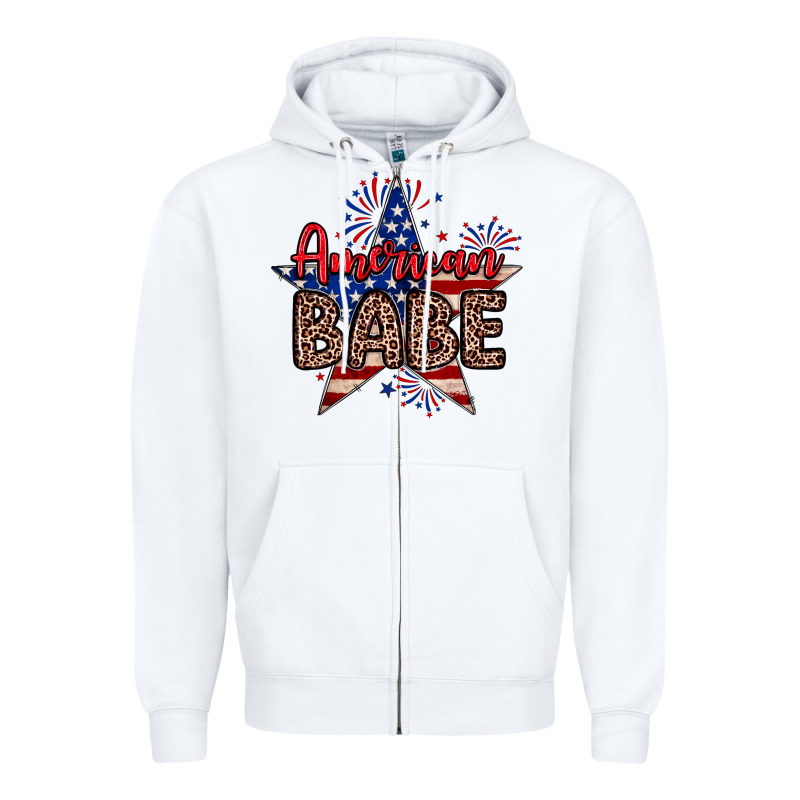 American Babe Zipper Hoodie by Neo Western | Teevron