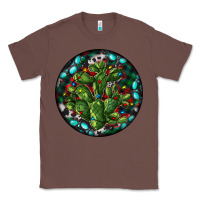 Chestnut Christmas Santa Claus round Classic Tee - RanaPortraitStore