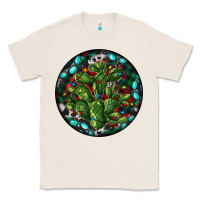 Natural Christmas Santa Claus round Classic Tee - RanaPortraitStore