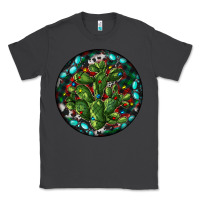 Smoke Christmas Santa Claus round Classic Tee - RanaPortraitStore