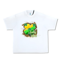 White lucky vibes Urban Heavy Tee - RanaPortraitStore