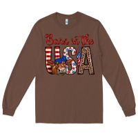 Chestnut barn in the usa Long Sleeve Tee - Zillion Design Studio