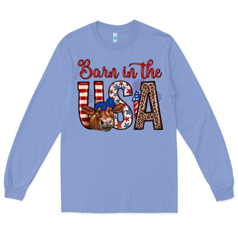 Barn In The Usa Long Sleeve Tee by Zillion Design Studio | Teevron