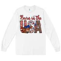 White barn in the usa Long Sleeve Tee - Zillion Design Studio