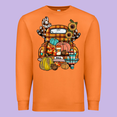 Farm Truck,fall Premium Sweatshirt Designed By Jahusdesignshop