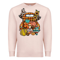Pale Pink farm truck,fall Premium Sweatshirt - JahusDesignShop