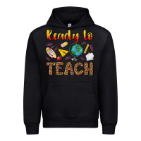 Black ready to teach Urban Hoodie - NancyCooperArtShop