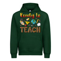 Forest Green ready to teach Urban Hoodie - NancyCooperArtShop