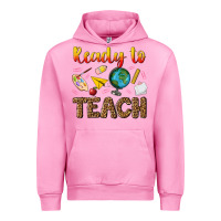 Fuchsia Pink ready to teach Urban Hoodie - NancyCooperArtShop