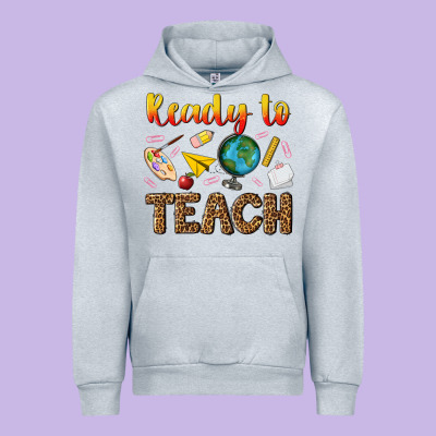 Ready To Teach Urban Hoodie Designed By Nancycooperartshop