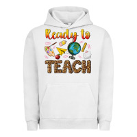 Pigment Lunar Rock ready to teach Urban Hoodie - NancyCooperArtShop