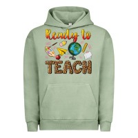 Pigment Oil Green ready to teach Urban Hoodie - NancyCooperArtShop
