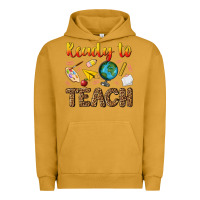 Pigment Peanut Butter ready to teach Urban Hoodie - NancyCooperArtShop