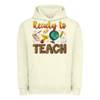 Pigment Pistachio ready to teach Urban Hoodie - NancyCooperArtShop