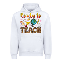 White ready to teach Urban Hoodie - NancyCooperArtShop
