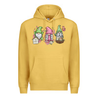 Antique Gold spring gnomes Premium Hoodie - MaliasSmallBusiness