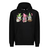 Black spring gnomes Premium Hoodie - MaliasSmallBusiness