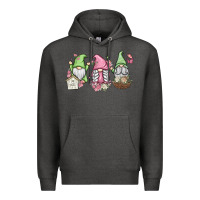 Charcoal Heather spring gnomes Premium Hoodie - MaliasSmallBusiness