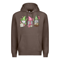 Coffee spring gnomes Premium Hoodie - MaliasSmallBusiness