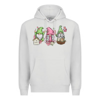 Dove Grey spring gnomes Premium Hoodie - MaliasSmallBusiness