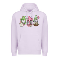 Lilac spring gnomes Premium Hoodie - MaliasSmallBusiness