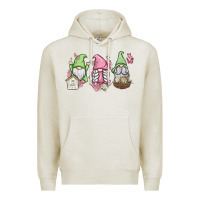 Oatmeal Heather spring gnomes Premium Hoodie - MaliasSmallBusiness