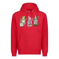 Red spring gnomes Premium Hoodie - MaliasSmallBusiness