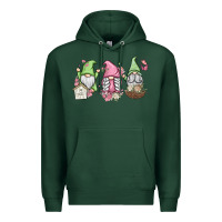 Sports Green spring gnomes Premium Hoodie - MaliasSmallBusiness
