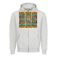 Dove Grey made to worship tumbler Zipper Hoodie - HRA Design Shop