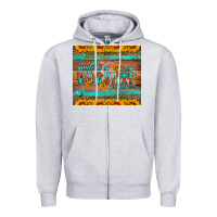 Heather Grey made to worship tumbler Zipper Hoodie - HRA Design Shop
