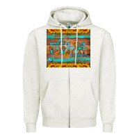 Oatmeal Heather made to worship tumbler Zipper Hoodie - HRA Design Shop