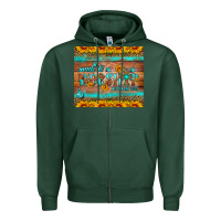 Sports Green made to worship tumbler Zipper Hoodie - HRA Design Shop