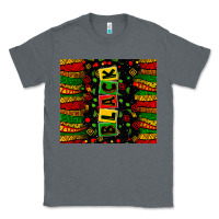 Charcoal Heather black license letters Classic Tee - Zillion Design Studio